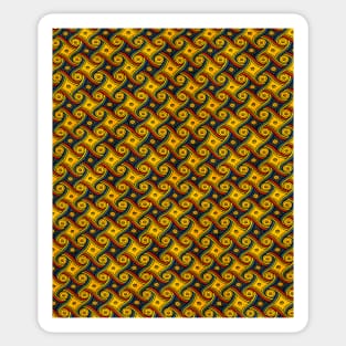 Gally Convention Retro Carpet Pattern Sticker